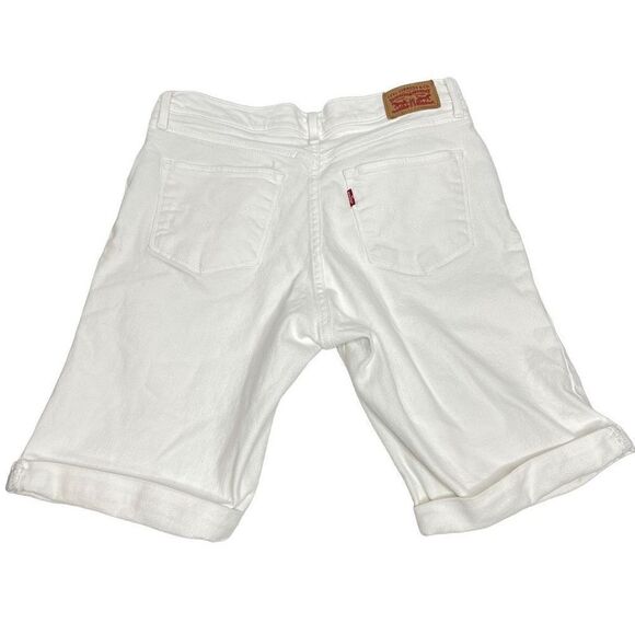 Levi’s vintage 90’s white Bermuda shorts size 31 - Picture 6 of 14